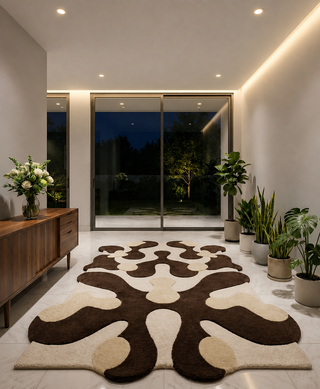 Fern Irregular Hand Tufted Carpet