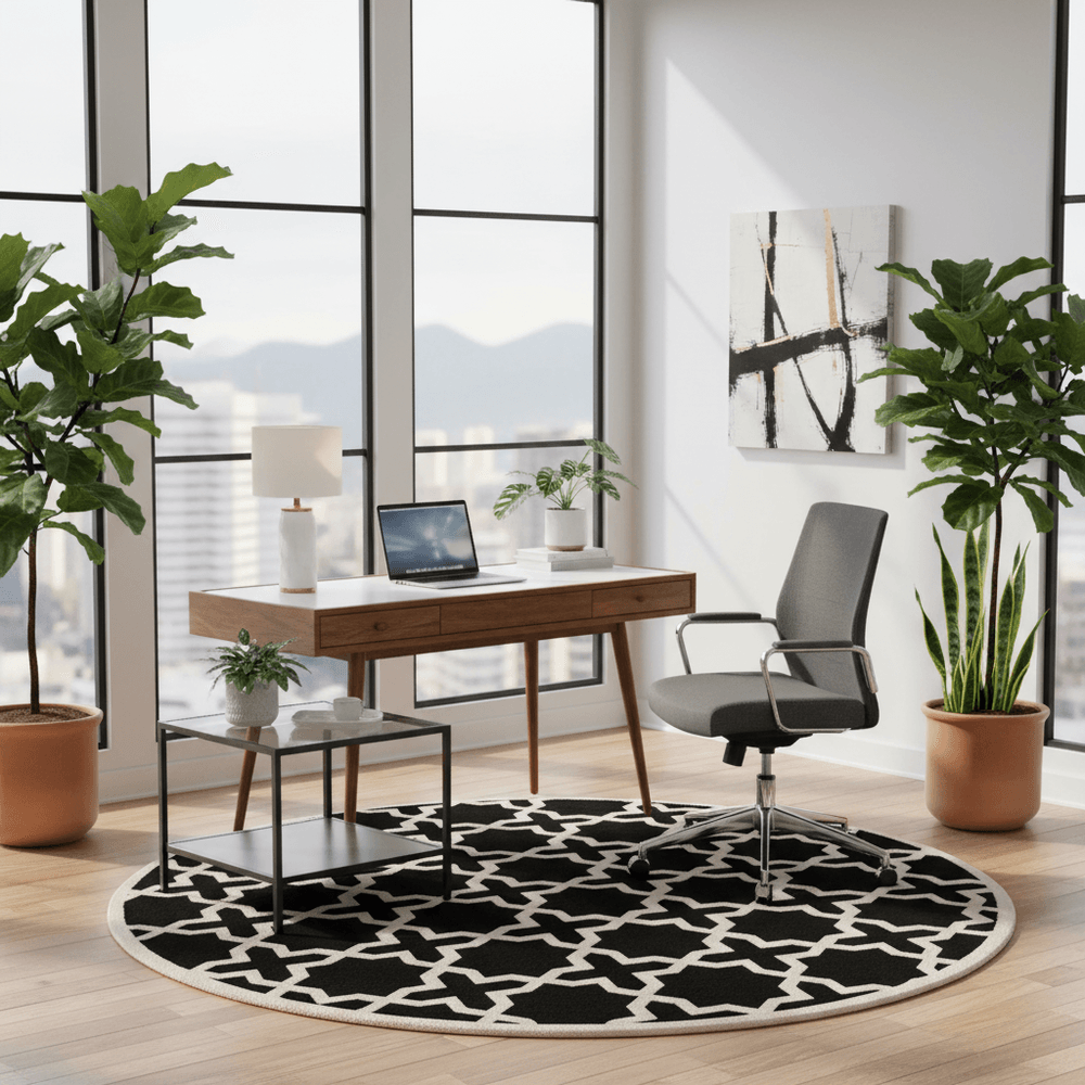 Furruno Round Hand Tufted Carpet & Rug