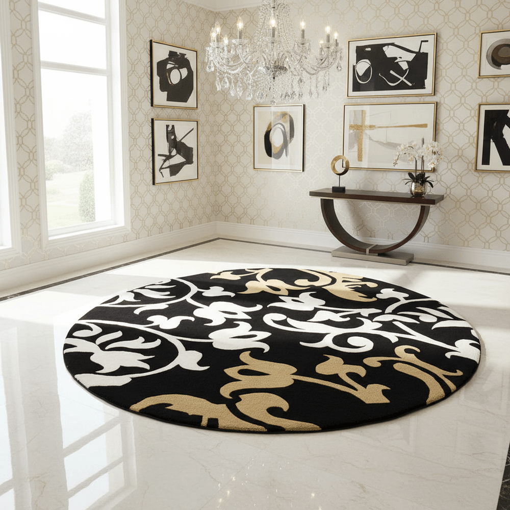 Velvenza Round Hand Tufted Carpet & Rug