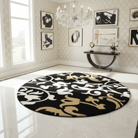 Velvenza Round Hand Tufted Carpet & Rug