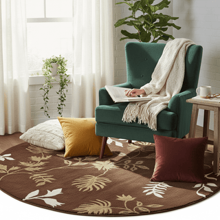 Tuftorino Round Hand Tufted Carpet & Rug