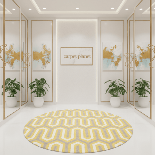 Plushencio Round Hand Tufted Carpet & Rug