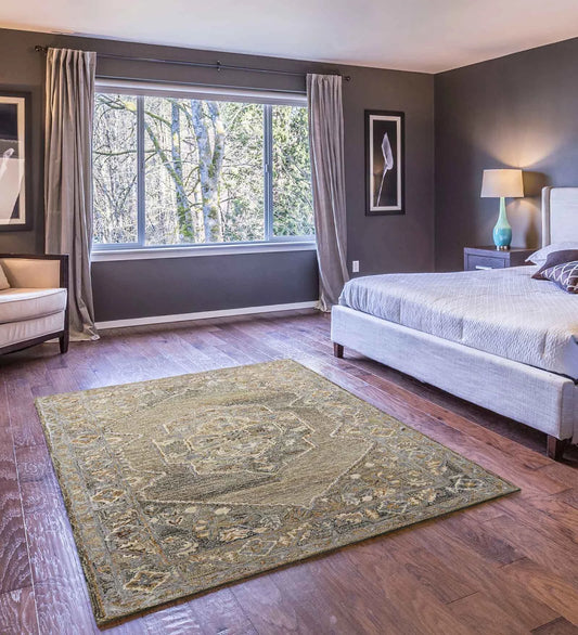 Charcoal Hand Tufted Carpet & Rug