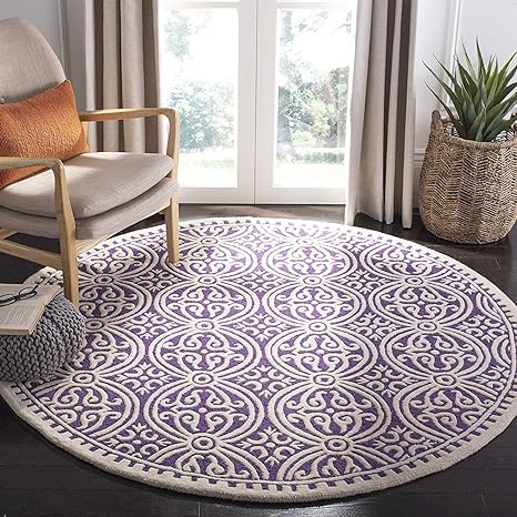Snuggique Round Hand Tufted Carpet & Rug