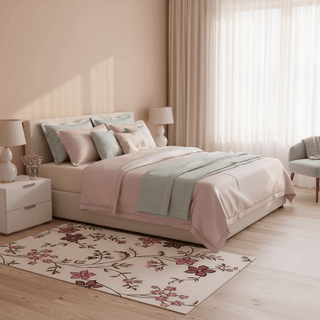Fleurine Floral Hand Tufted Carpet & Rug