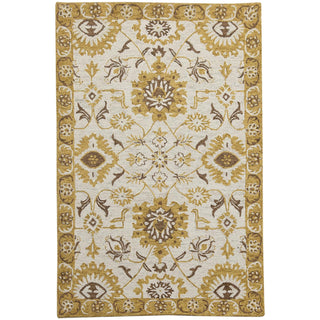 Sapphire Golden Blooms Premium Hand Tufted Carpet