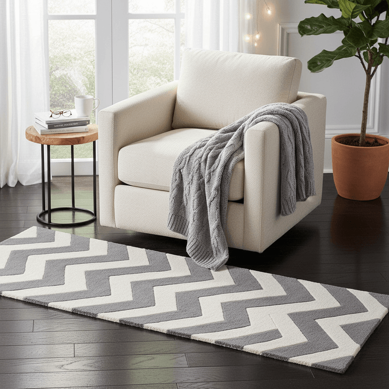 Jumom Hand Tufted Runner Carpet & Rug