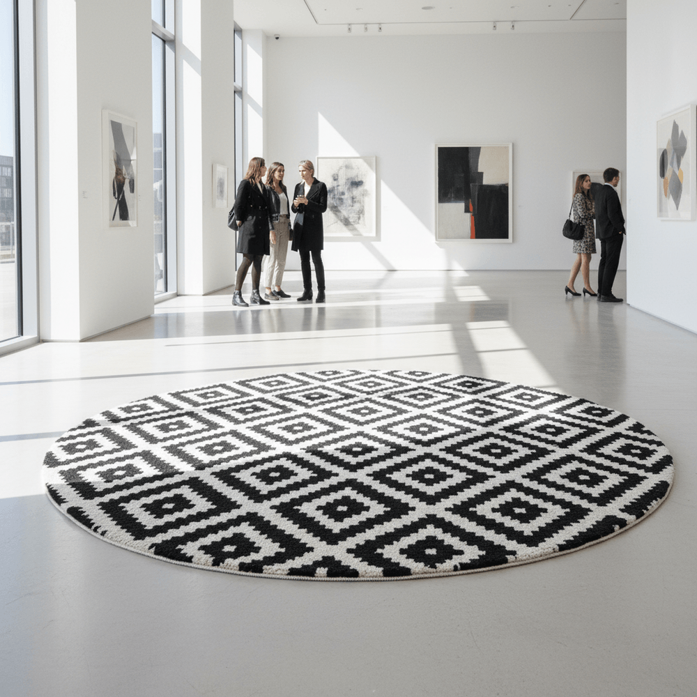 Halozeno Round Hand Tufted Carpet & Rug