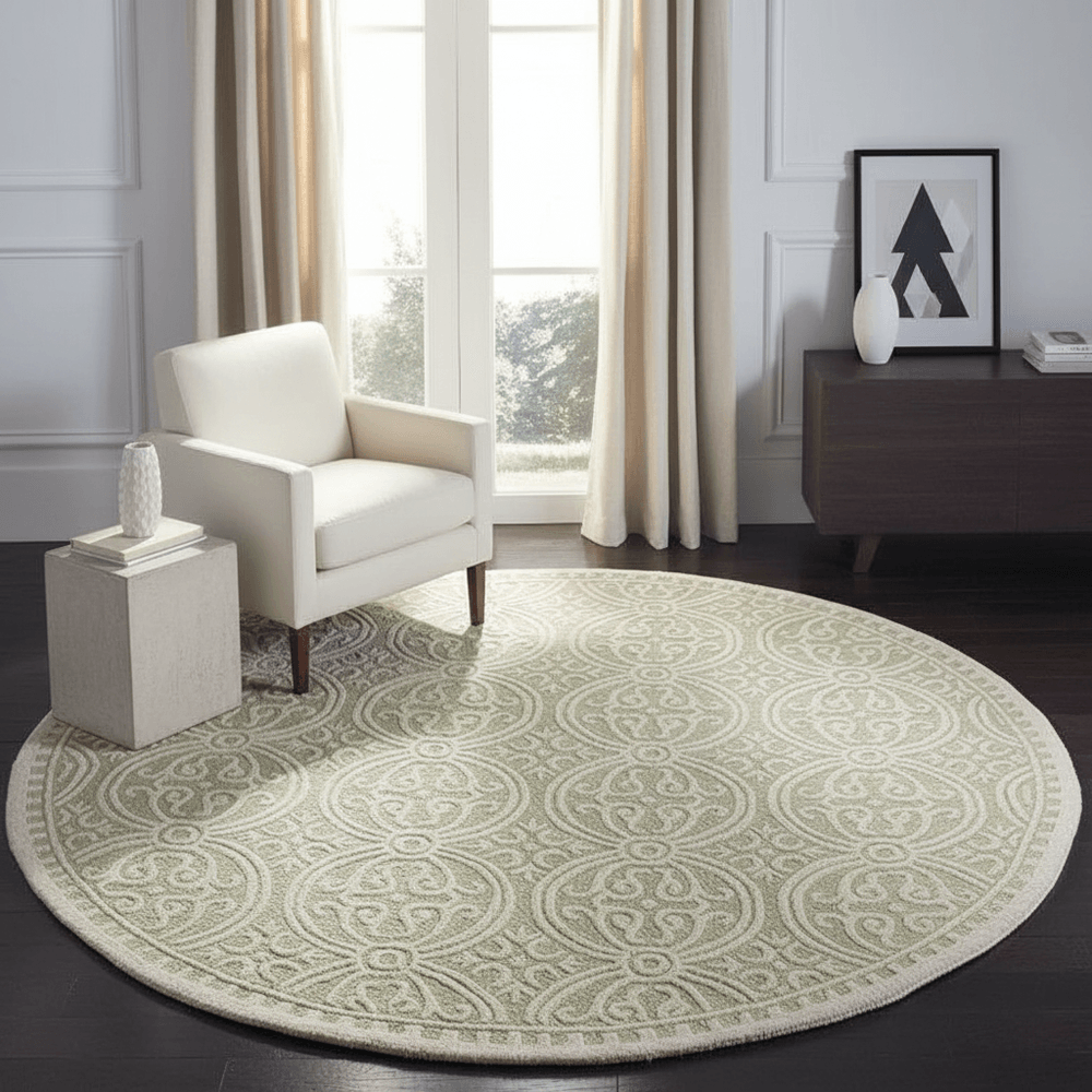 Softura Round Hand Tufted Carpet & Rug