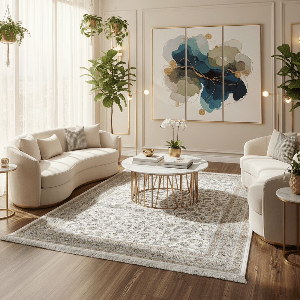 Yeganeh Iranian Carpet & Rug 4x6