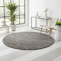 Hearth Round Shaggy Carpet & Rug
