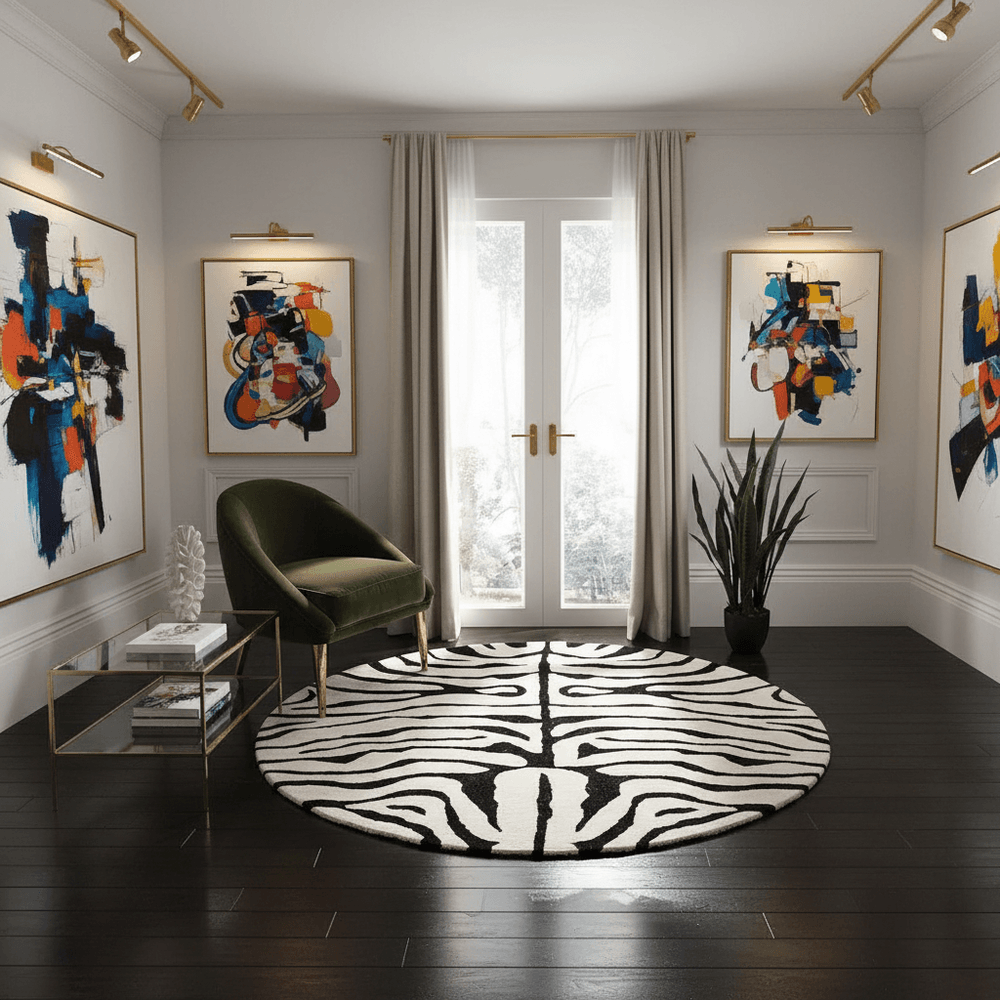 Luxmora Round Hand Tufted Carpet & Rug