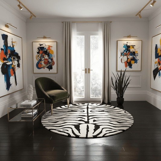 Luxmora Round Hand Tufted Carpet & Rug