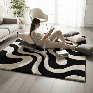 Bold Irregular Hand Tufted Carpet