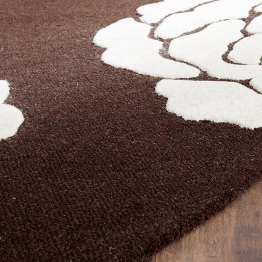 Fluffique Round Hand Tufted Carpet & Rug