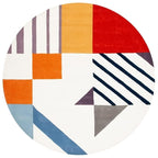 Plusharo Round Hand Tufted Carpet & Rug