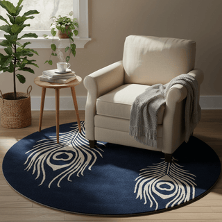 Softanova Round Hand Tufted Carpet & Rug