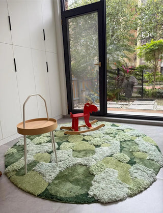 Dew Moss Hand Tufted Carpet & Rug