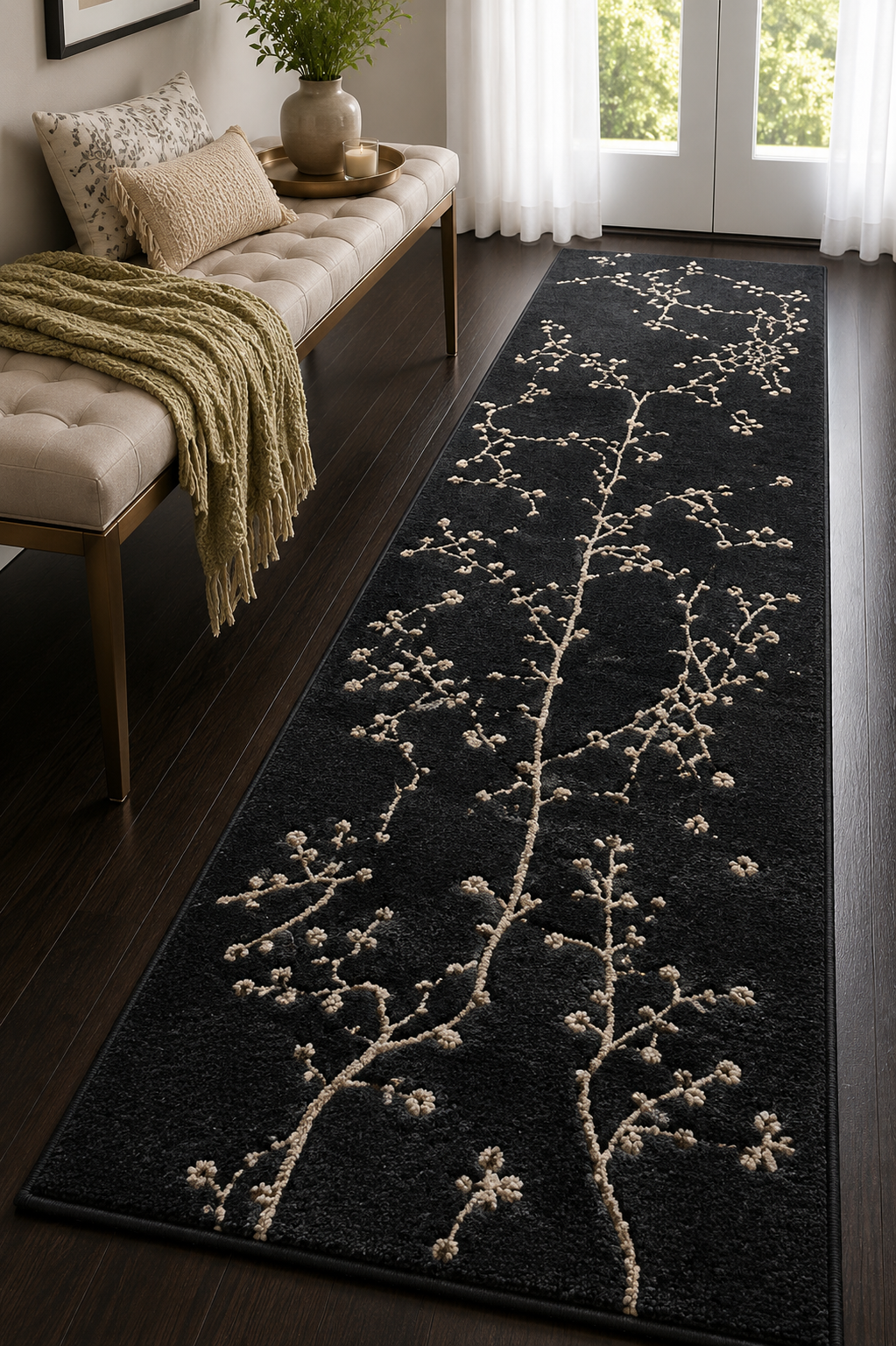 Matcha Hand Tufted Runner Carpet & Rug