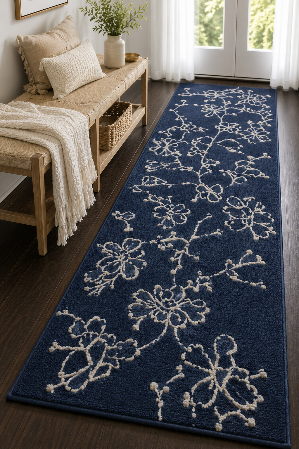 Kimono Hand Tufted Runner Carpet & Rug