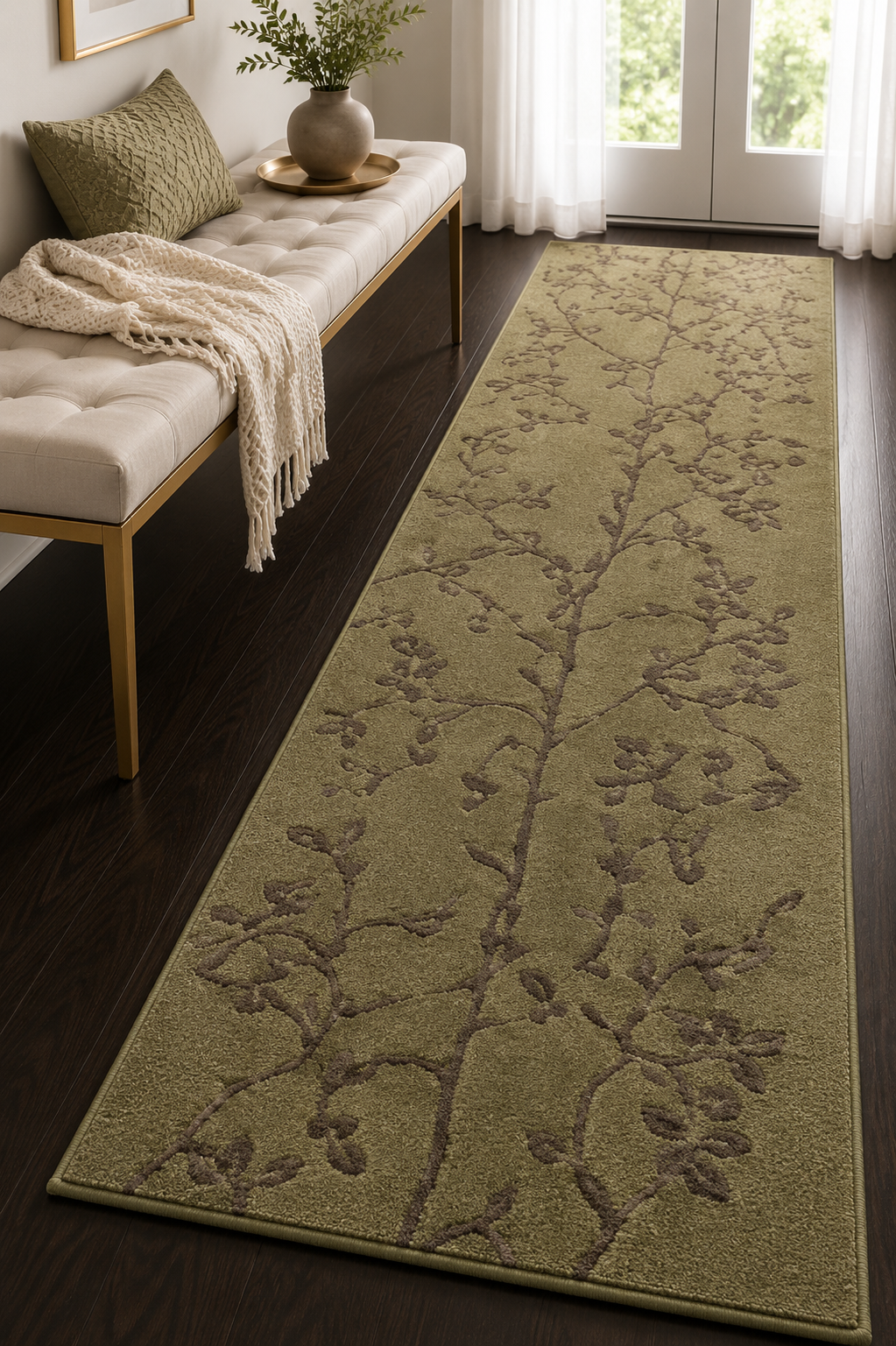 Samurai Hand Tufted Runner Carpet & Rug