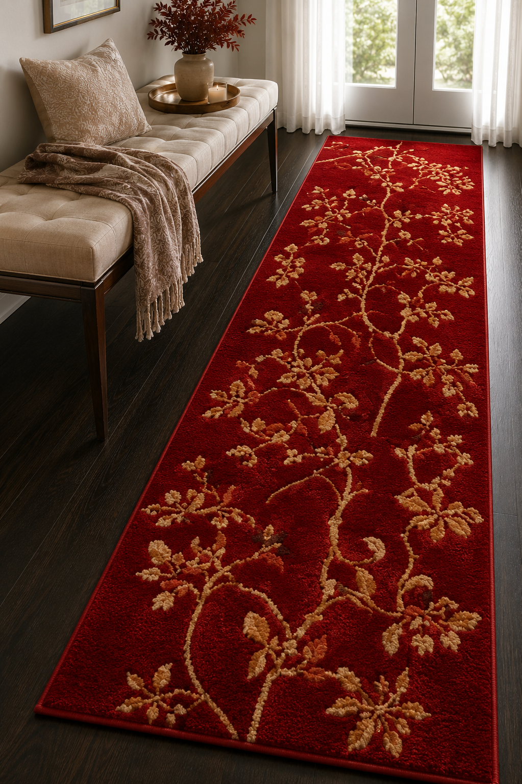 Geisha Hand Tufted Runner Carpet & Rug