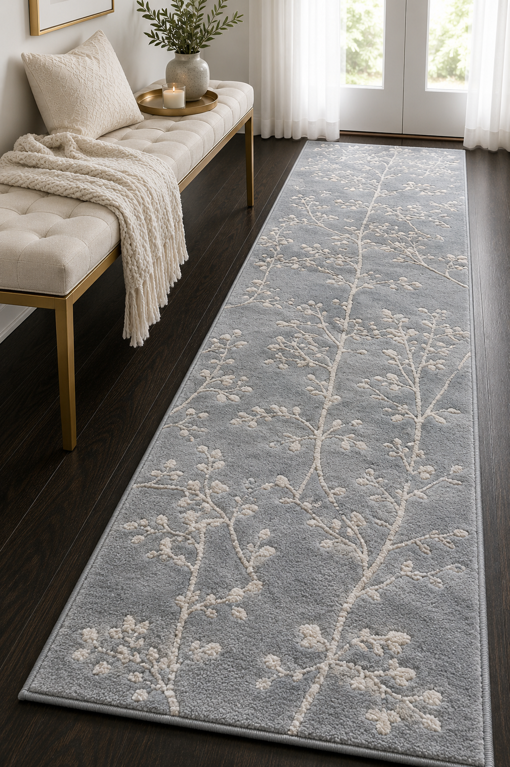 Fuji Hand Tufted Runner Carpet & Rug