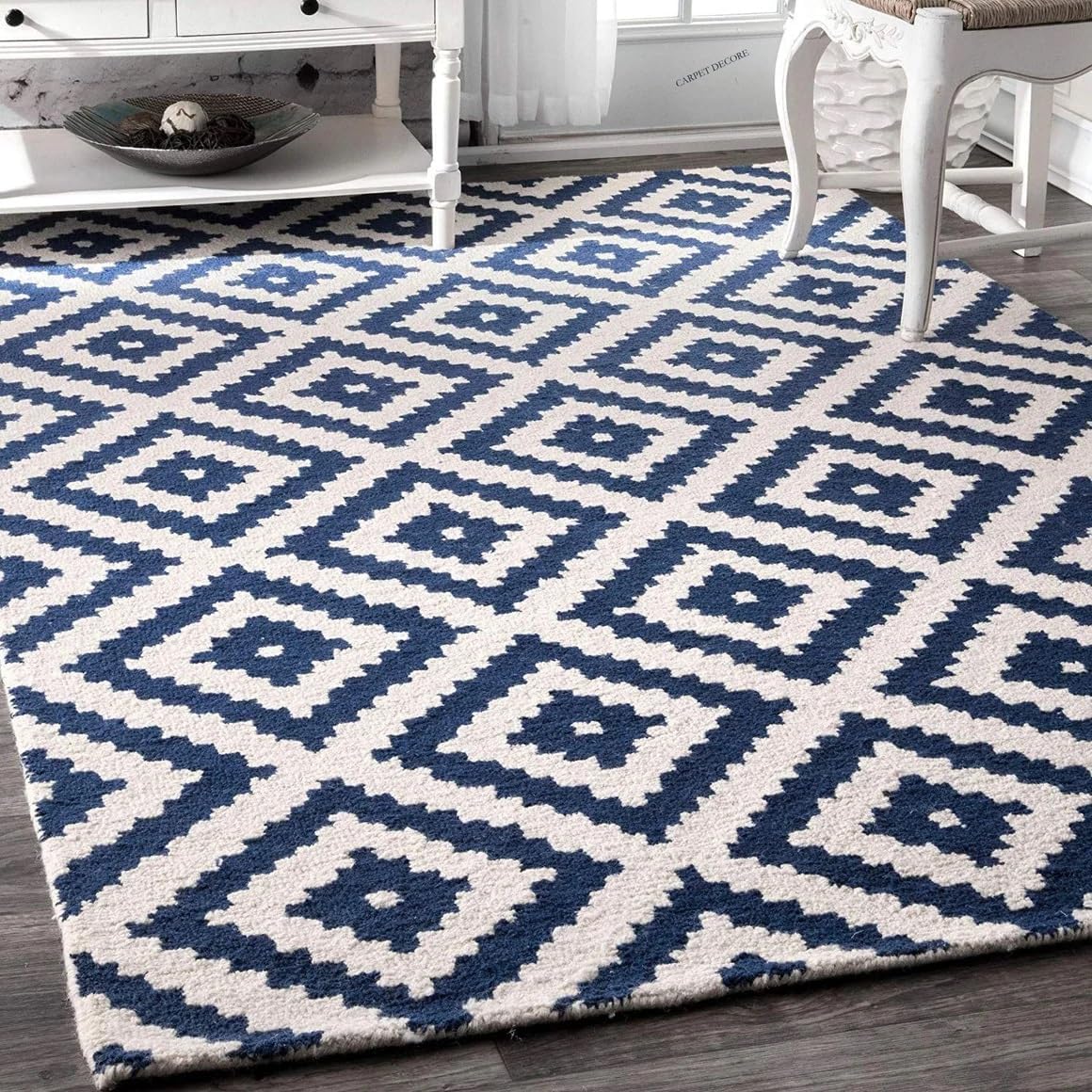 Coastal Diamond Premium Hand Tufted Carpet