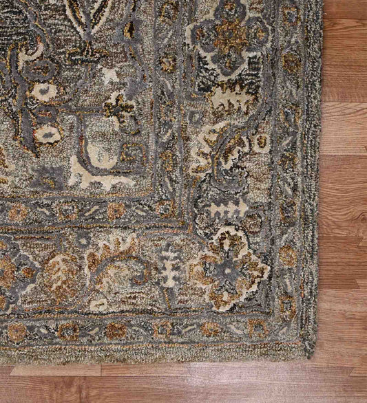Charcoal Hand Tufted Carpet & Rug