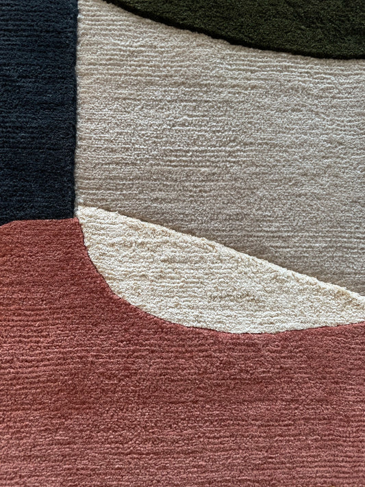 Zoren Irregular Hand Tufted Carpet & Rug