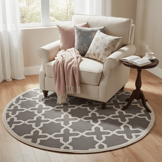 Velvetea Round Hand Tufted Carpet & Rug