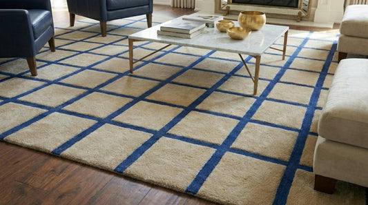 Khaki Hand Tufted Carpet & Rug