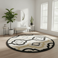 Tuftopia Round Hand Tufted Carpet & Rug