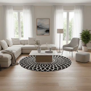 Velvizo Round Hand Tufted Carpet & Rug