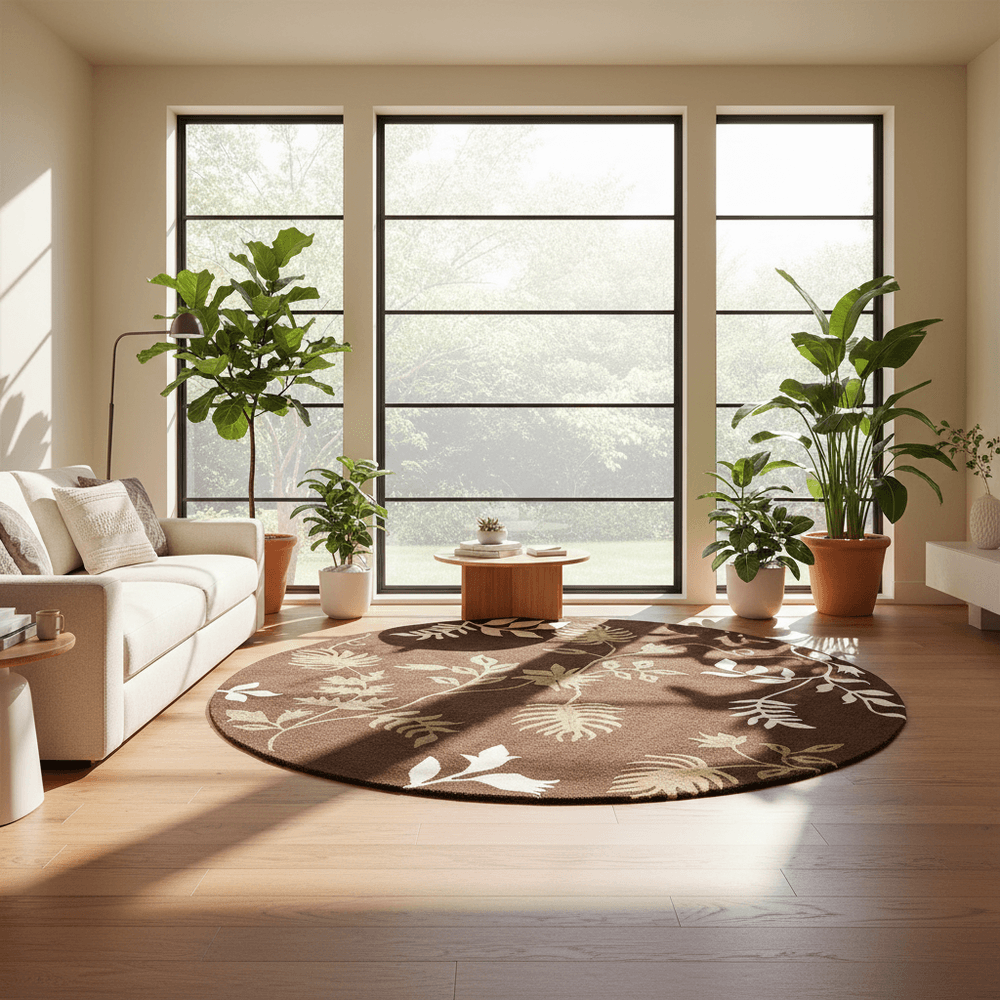 Tuftorino Round Hand Tufted Carpet & Rug