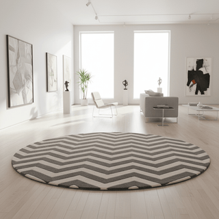 Snugive Round Hand Tufted Carpet & Rug