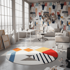 Plusharo Round Hand Tufted Carpet & Rug