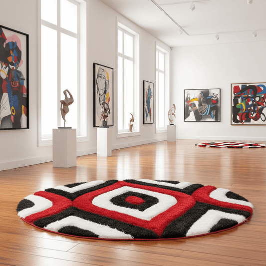 Dupes Round Shaggy Carpet & Rug