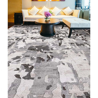 Grey Shades Wool Premium Hand Tufted Carpet