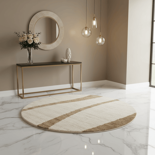 Essence Round Shaggy Carpet & Rug