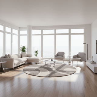 HavenIn Round Shaggy Carpet & Rug