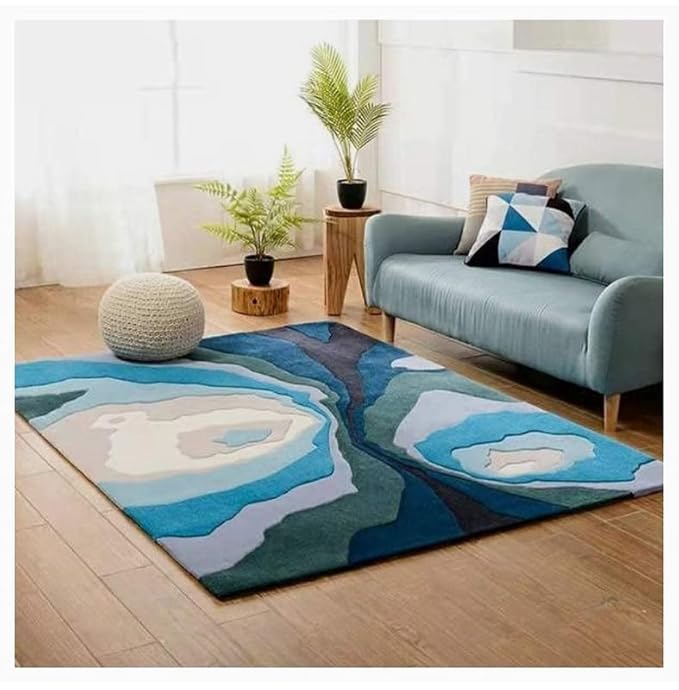 Snowflora Floral Hand Tufted Carpet & Rug