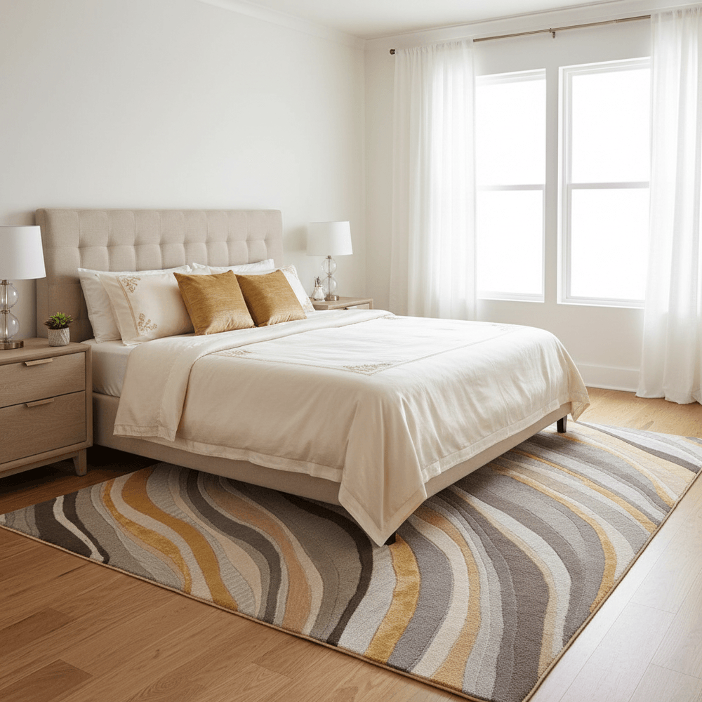 Wavy Hand Tufted Carpet & Rug