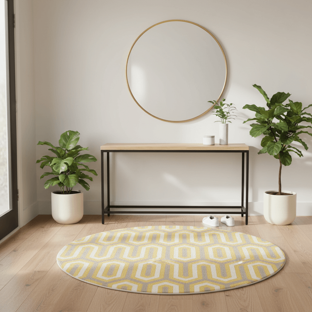 Plushencio Round Hand Tufted Carpet & Rug