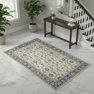 Imperial Royal Blue Premium Hand Tufted Carpet