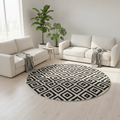 Halozeno Round Hand Tufted Carpet & Rug