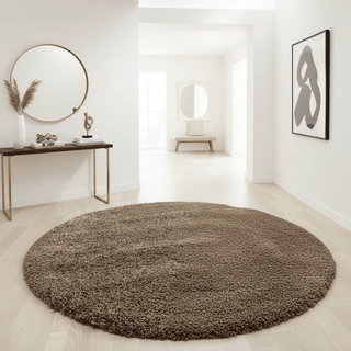 Echoes Round Shaggy Carpet & Rug