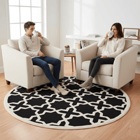 Furruno Round Hand Tufted Carpet & Rug
