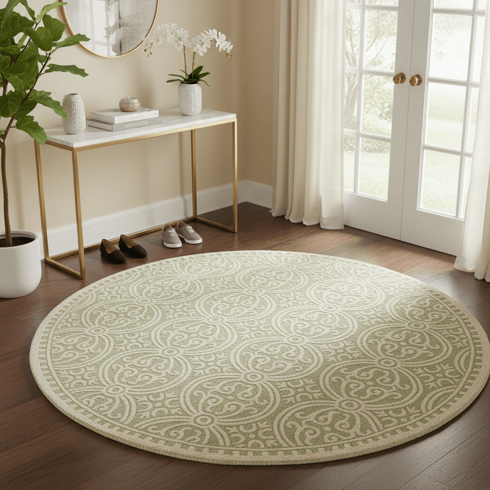 Softura Round Hand Tufted Carpet & Rug