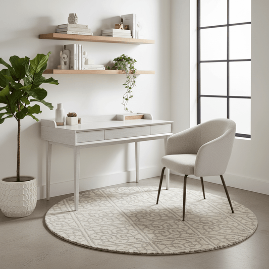 Snugmora Round Hand Tufted Carpet & Rug